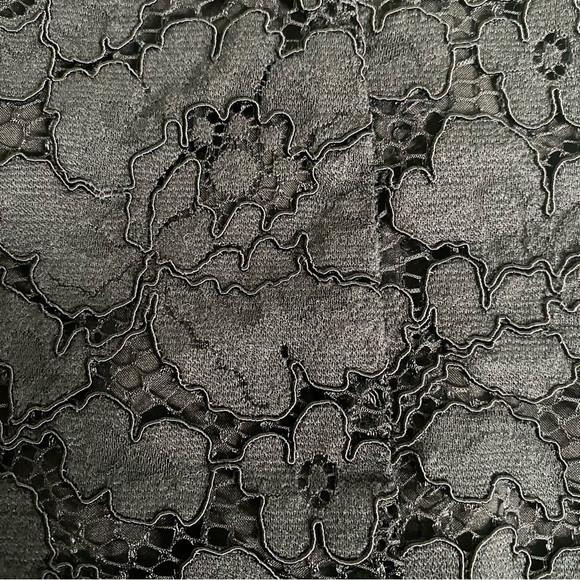 Express Black Lace Pencil Midi Skirt Size 6 - Picture 12 of 16